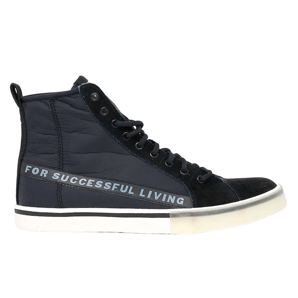 Diesel S-Dvelows Mid Black Hi Top Sneakers